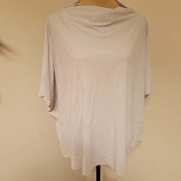 Bryn Walker Light Grey Batwing Style Shirt - Picture 1 of 6